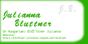 julianna bluttner business card